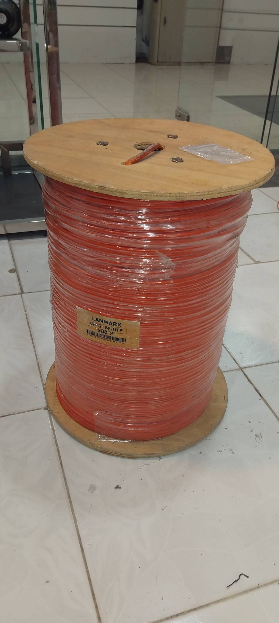 کابل شبکه SFTP CAT6 تمام مس (100% Copper) – حلقه 305 متر
